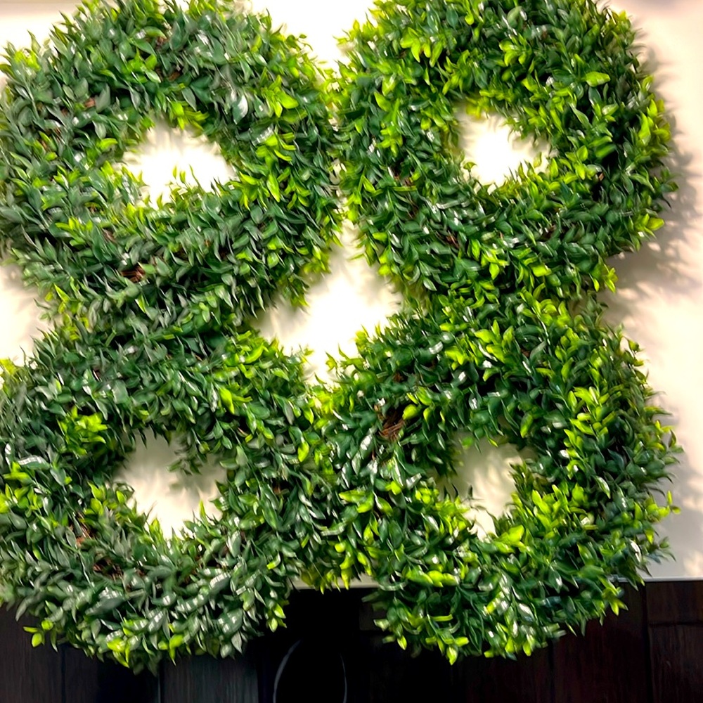 Boxwood wreaths